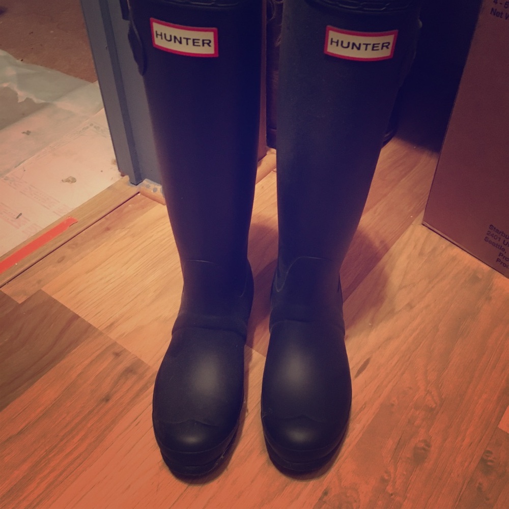Hunter rain boots